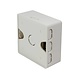 Boîte combi encastrée + en saillie CAT6 2x RJ45 RAL9010 Boîte combi encastrée + en saillie CAT6 2x RJ45 RAL9010
