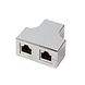 Adaptateur CAT5e T 1 x RJ45 vers 2 x RJ45 Adaptateur CAT5e T 1 x RJ45 vers 2 x RJ45
