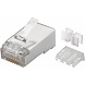 CAT6a Fiche modulaire RJ45 - Blindée 10 pièces CAT6a Fiche modulaire RJ45 - Blindée 10 pièces