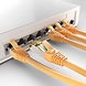 CAT6a S/FTP PIMF LSZH Jaune 5 mètres CAT6a S/FTP PIMF LSZH Jaune 5 mètres