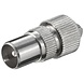 Fiche COAX 9,5 mm métal Fiche COAX 9,5 mm métal