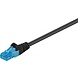 CAT6a U/UTP LSZH noir 3 mètres CAT6a U/UTP LSZH noir 3 mètres