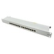 Panneau de brassage CAT6a 16-port STP 1U gris Panneau de brassage CAT6a 16-port STP 1U gris