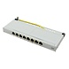 CAT6 patch panel 8-poorts STP 0.5U grijs CAT6 patch panel 8-poorts STP 0.5U grijs