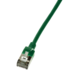 CAT6a U/FTP Ultraflex, 100% cuivre, vert, 0.2M CAT6a U/FTP Ultraflex, 100% cuivre, vert, 0.2M