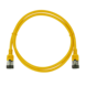 CAT6a U/FTP Ultraflex, 100% cuivre, jaune, 0.5M CAT6a U/FTP Ultraflex, 100% cuivre, jaune, 0.5M