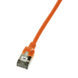 CAT6a U/FTP Ultraflex, 100% cuivre, orange, 0.2M CAT6a U/FTP Ultraflex, 100% cuivre, orange, 0.2M