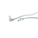 CAT6 S/FTP 0.5M gris 1x coudé CAT6 S/FTP 0.5M gris 1x coudé