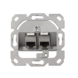 CAT6a keystone inbouwdoos 2-voudig CAT6a keystone inbouwdoos 2-voudig
