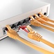 Cat6 S/FTP PIMF LSOH jaune 15 mètres Cat6 S/FTP PIMF LSOH jaune 15 mètres