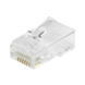 Bintra Doorsteek CAT6 Connector RJ45 - UTP 10 stuks voor soepele en stugge kabel Bintra Doorsteek CAT6 Connector RJ45 - UTP 10 stuks voor soepele en stugge kabel