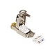 CAT6a toolless RJ45 connector - STP voor soepele en stugge kabel CAT6a toolless RJ45 connector - STP voor soepele en stugge kabel