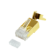 Cat.8.1 / Cat.6A RJ45 vergulde connectoren 10 stuks Cat.8.1 / Cat.6A RJ45 vergulde connectoren 10 stuks