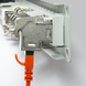 CAT6a coupleur keystone STP coudé CAT6a coupleur keystone STP coudé