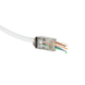 Perçage du connecteur CAT6 RJ45 - STP 10 pièces pour câble souple et rigide Perçage du connecteur CAT6 RJ45 - STP 10 pièces pour câble souple et rigide