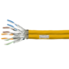 S/FTP CAT7a duplex netwerkkabel stug 50M 1200MHz 100% koper geel (netwerkkabel op rol) S/FTP CAT7a duplex netwerkkabel stug 50M 1200MHz 100% koper geel (netwerkkabel op rol)