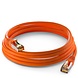 CAT6a S/FTP PIMF LSZH Orange 3 mètres CAT6a S/FTP PIMF LSZH Orange 3 mètres