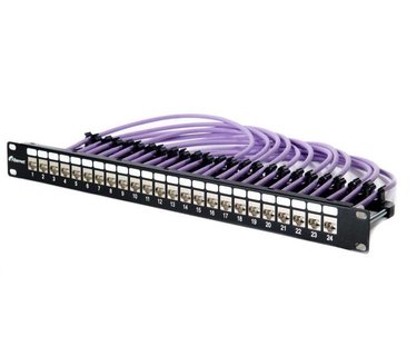 Patch panels and keystones