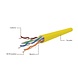 UTP CAT5e stug 305M CCA Geel (netwerkkabel op rol) UTP CAT5e stug 305M CCA Geel (netwerkkabel op rol)