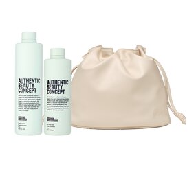 Authentic Beauty Concept ABC Vegan Clutch - Amplify Cleanser & Conditioner Authentic Beauty Concept ABC Vegan Clutch - Amplify Cleanser & Conditioner