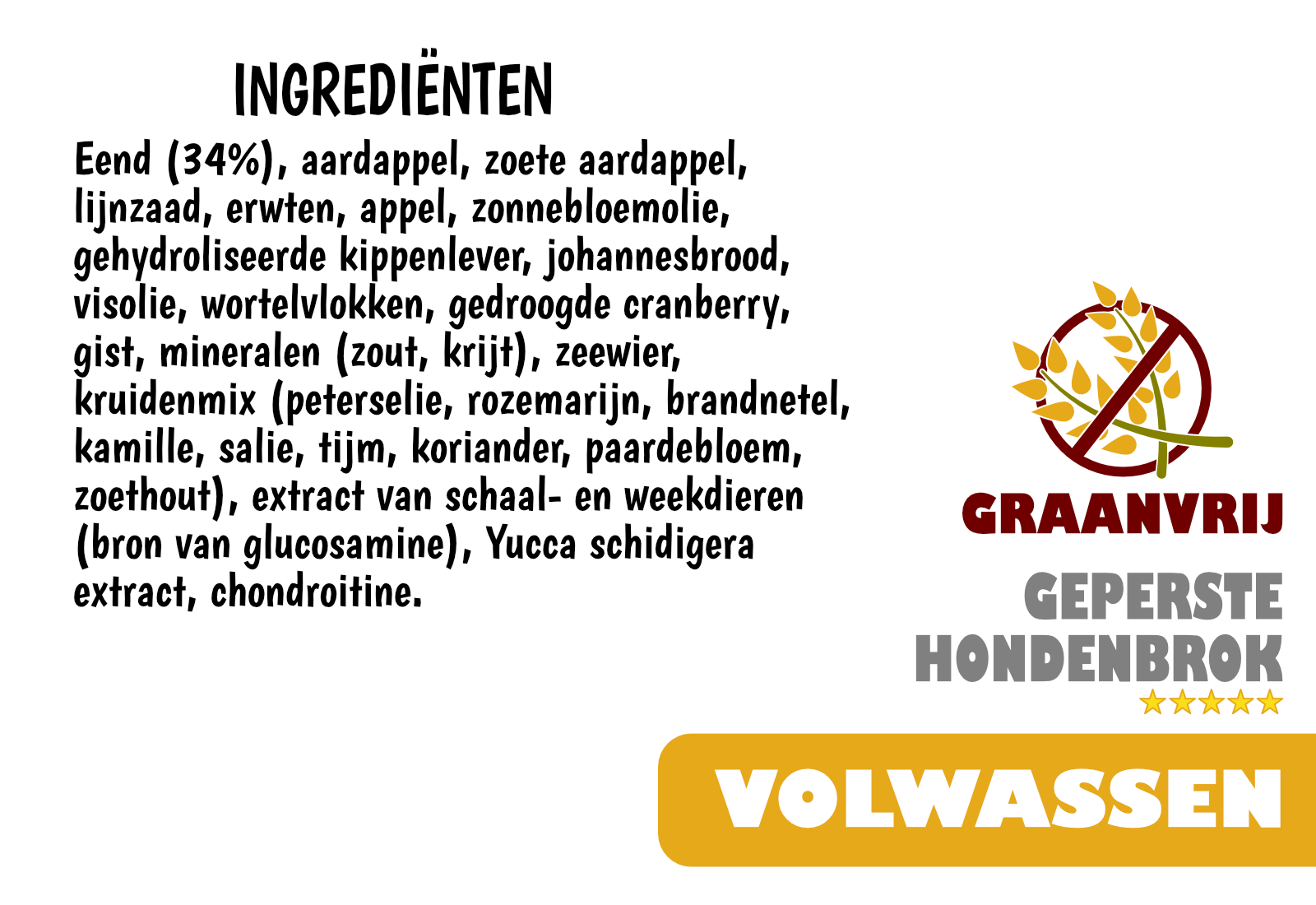 Graanvrij - Super Premium Excellent Lam & Zoete Aardappel