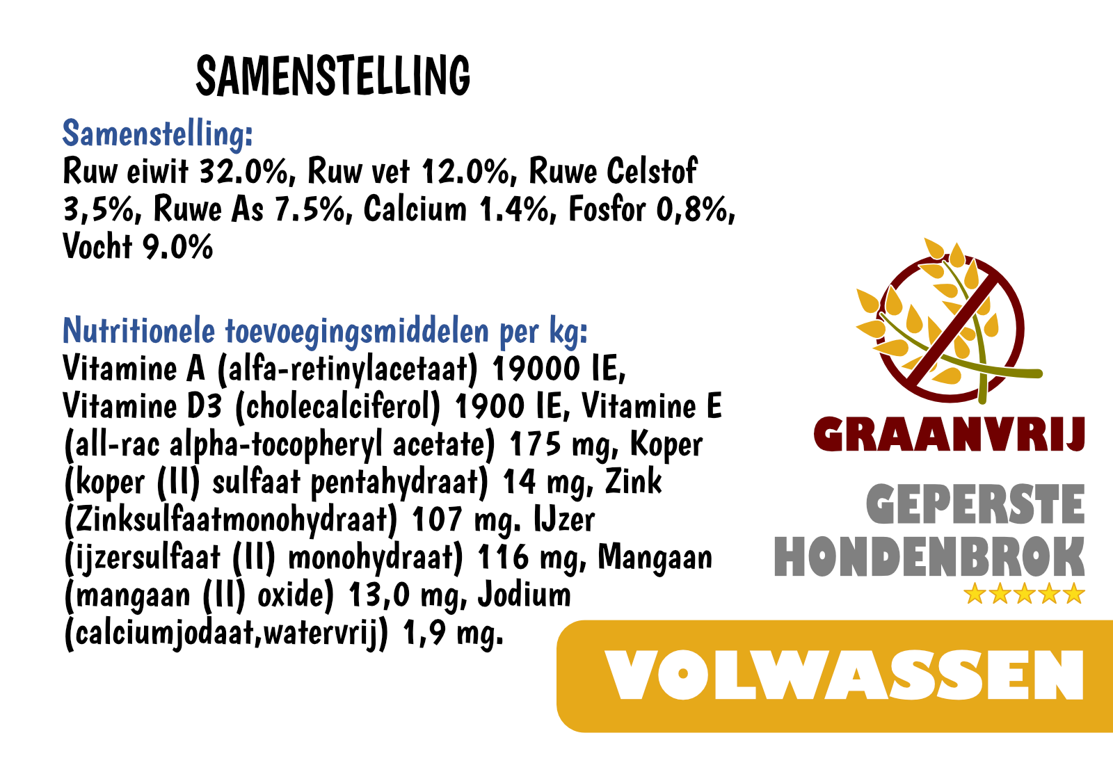 Graanvrij - Super Premium Excellent Lam & Zoete Aardappel