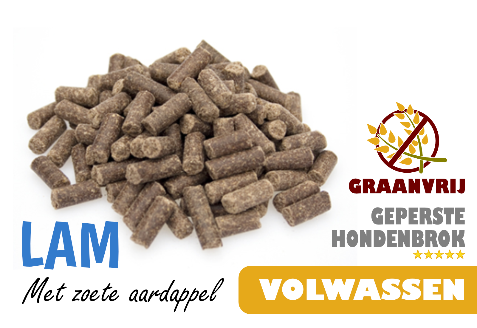 Graanvrij - Super Premium Excellent Lam & Zoete Aardappel