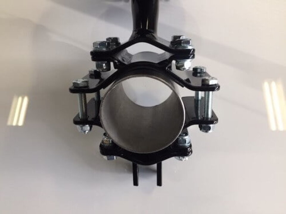 Zadel Op Stang Adapter Voor Oversized Buis - Geschikt voor Model 1, 2 en 5