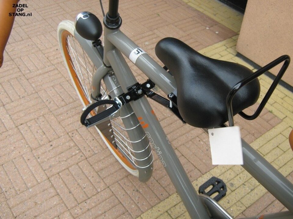 Zadel Op Stang Model 2 Voor Herenfiets Met Dubbele Stang
