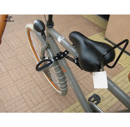 Zadel Op Stang Model 2 Voor Herenfiets Met Dubbele Stang