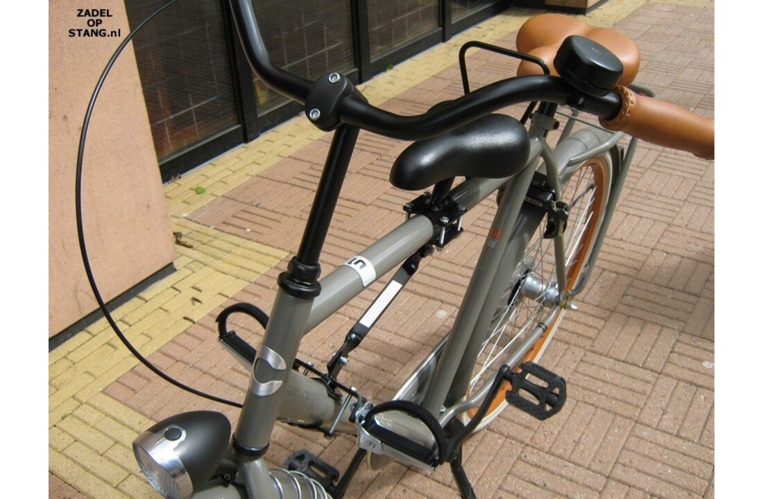 Zadel Op Stang Model 2 Voor Herenfiets Met Dubbele Stang
