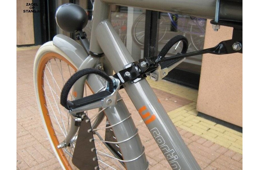 Zadel Op Stang Model 2 Voor Herenfiets Met Dubbele Stang