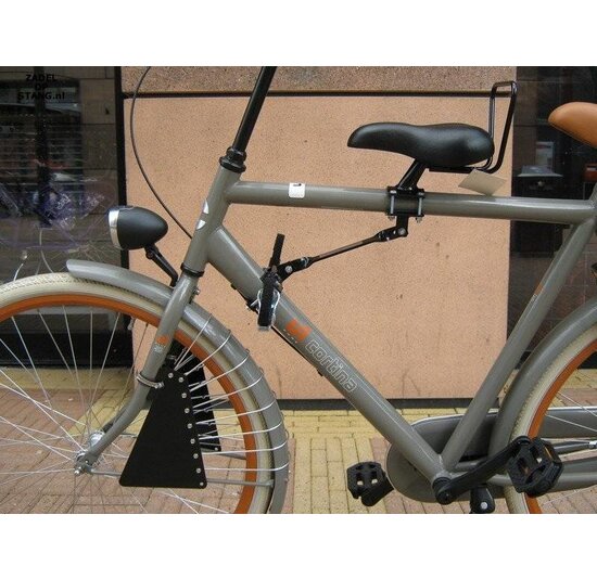 Zadel Op Stang Model 2 Voor Herenfiets Met Dubbele Stang