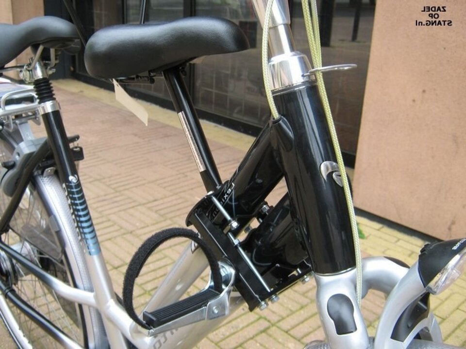 Zadel Op Stang Model 3 Voor Damesfiets Dubbele (oversized) Stang
