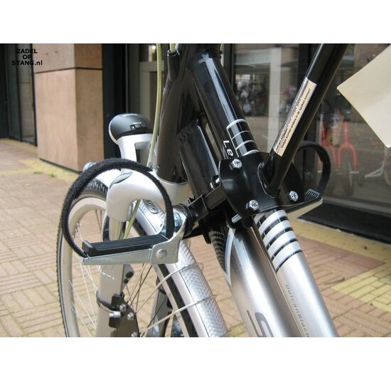 Zadel Op Stang Model 3 Voor Damesfiets Dubbele (oversized) Stang