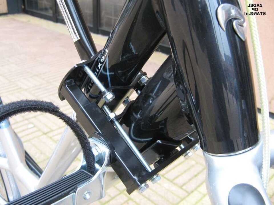 Zadel Op Stang Model 3 Voor Damesfiets Dubbele (oversized) Stang