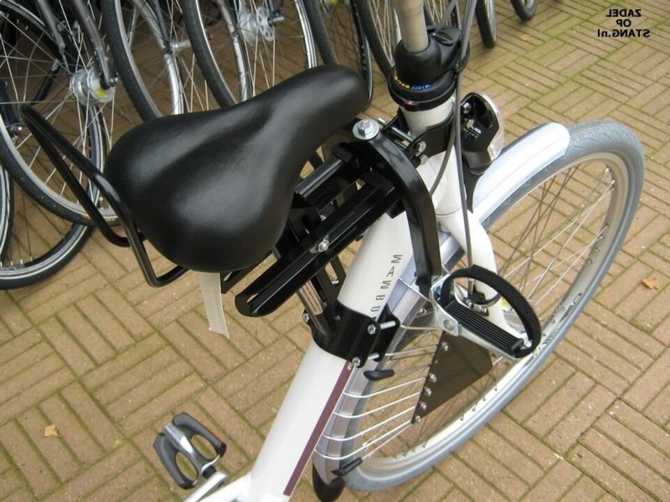 Zadel Op Stang Model 4 Voor Damesfiets Enkele Oversized Stang