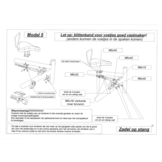 Zadel Op Stang Model 5 Voor Herenfiets Met Oversized Stang