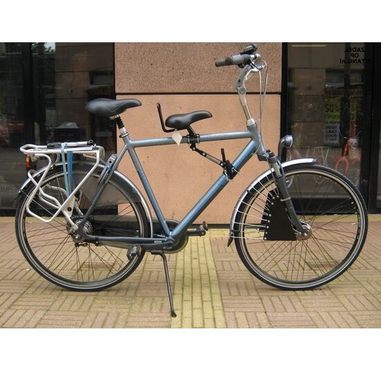 Zadel Op Stang Model 5 Voor Herenfiets Met Oversized Stang