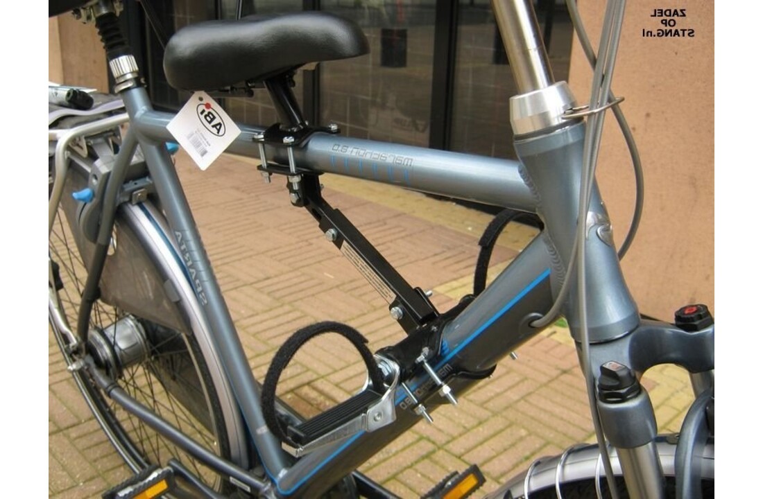 Zadel Op Stang Model 5 Voor Herenfiets Met Oversized Stang