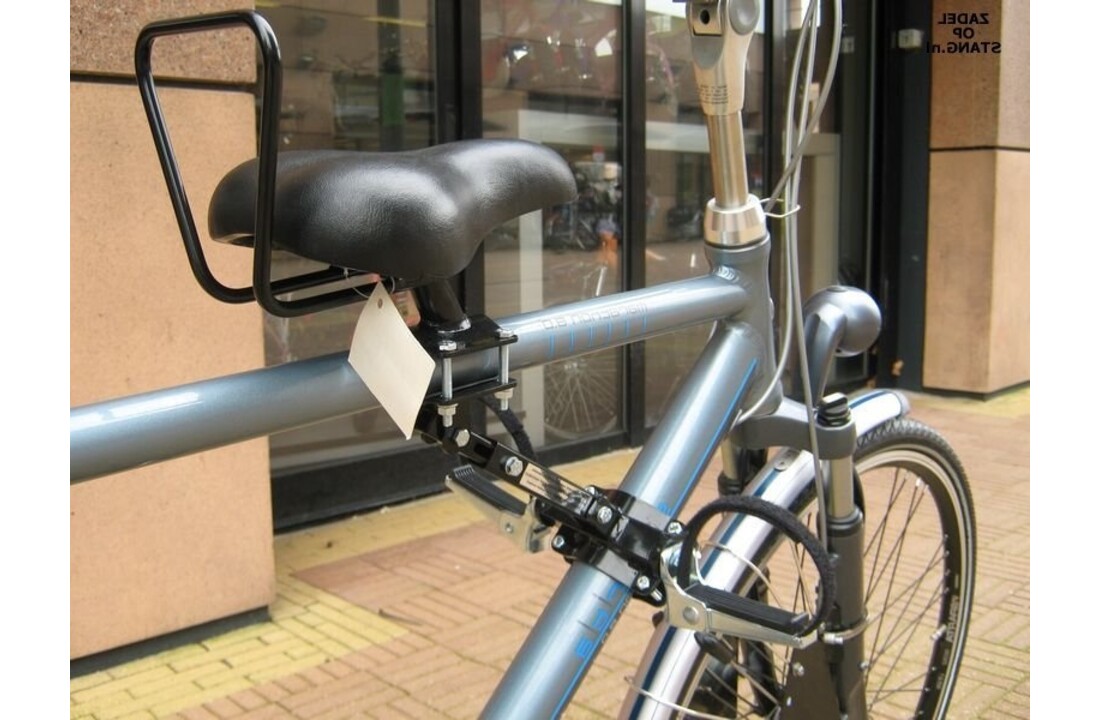 Zadel Op Stang Model 5 Voor Herenfiets Met Oversized Stang