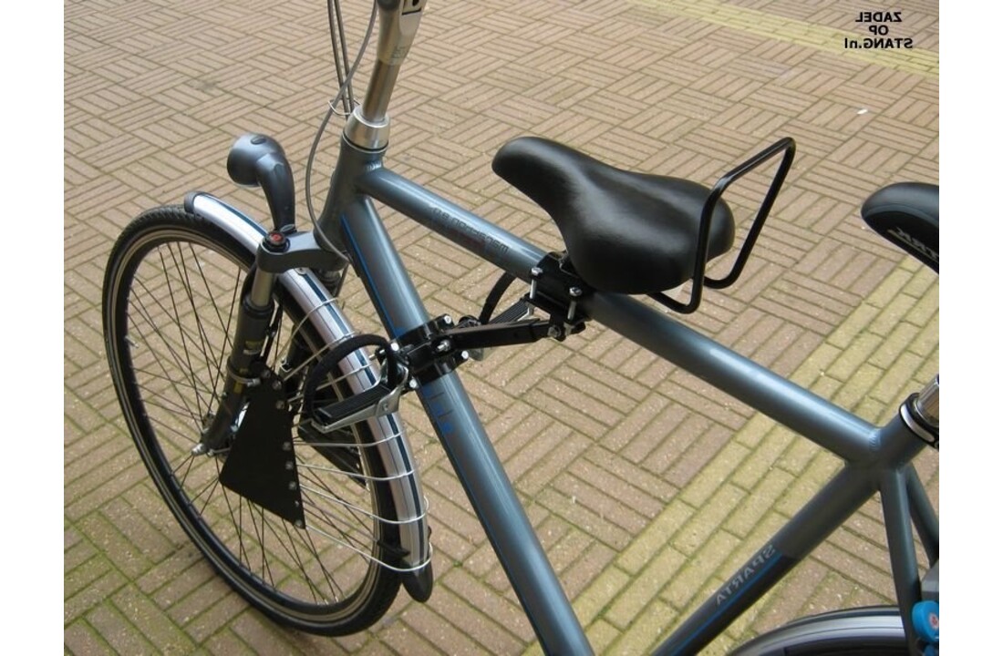 Zadel Op Stang Model 5 Voor Herenfiets Met Oversized Stang