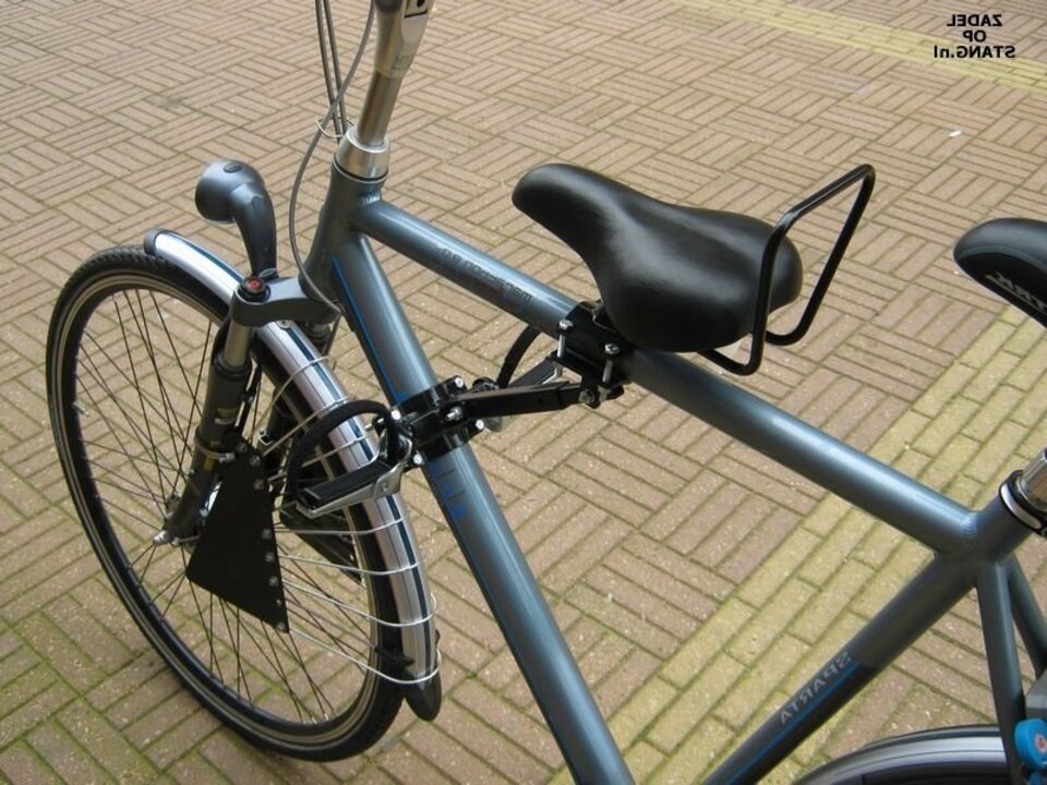 Zadel Op Stang Model 5 Voor Herenfiets Met Oversized Stang
