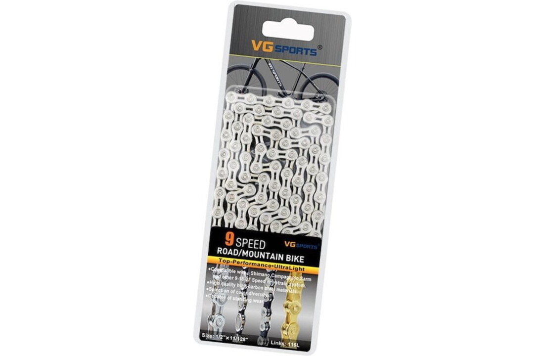Voltano Fietsketting 10 Speed - 116 Schakels - 1/2 x 11/128