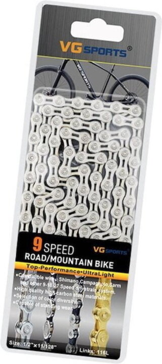 Voltano Fietsketting 10 Speed - 116 Schakels - 1/2 x 11/128