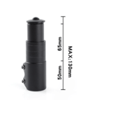 Voltano Stuurpen Verlenger XL - 1-1/8'' 28.6mm - Fietsstuur Verhoger tot max 130MM - Zwart