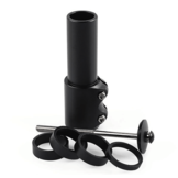 Voltano Stuurpen Verlenger XL - 1-1/8'' 28.6mm - Fietsstuur Verhoger tot max 130MM - Zwart