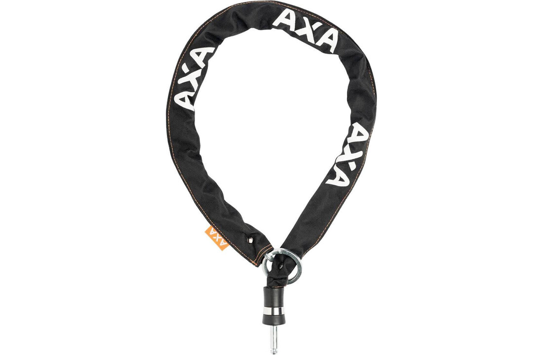 AXA Insteekketting RLC PLUS - 140CM - Slijtvaste Hoes - Verstevigde Insteekpen - Zwart
