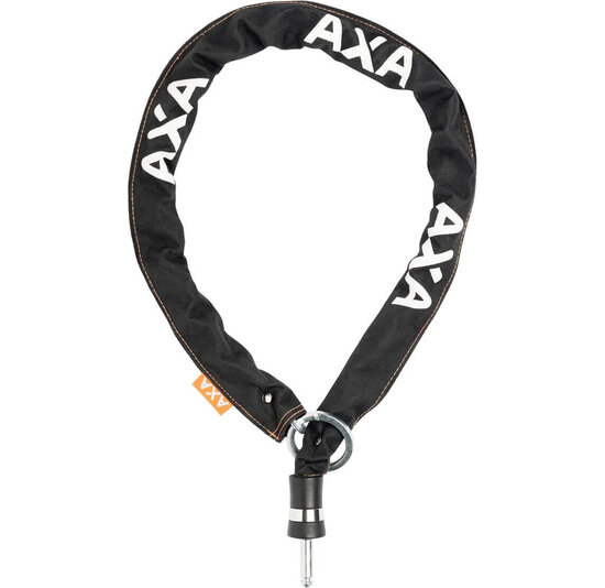 AXA Insteekketting RLC PLUS - 140CM - Slijtvaste Hoes - Verstevigde Insteekpen - Zwart