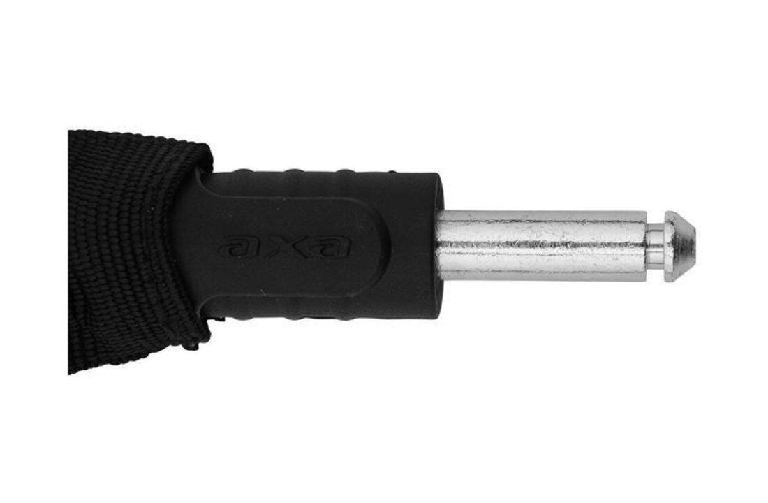 AXA Insteekketting RLC PLUS - 140CM - Slijtvaste Hoes - Verstevigde Insteekpen - Zwart